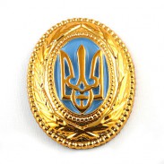 Ukrainian Cap Plastic Badge for Generals and High Officers #1