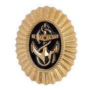 Russian Naval Metal Gold Badge
