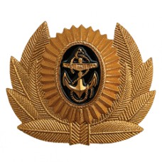 Officer Metal Badge of the Russian Navy 
