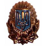 Ukrainian National Guard / Police Hat / Cap / Beret Badge. Old model