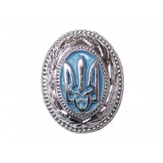 Ukrainian Police Hat / Cap Badge of General and high officers