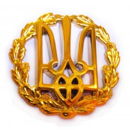 Ukraine Army Beret Insignia 2010 (plastic)