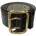 Officers Leather Belt Black. Ukraine