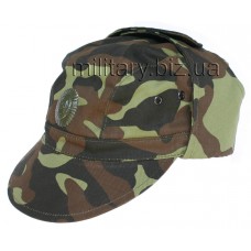 Ukraine Army TTsKO Camo Cap with Officer badge. Style # 1