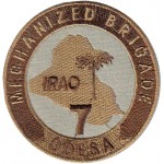 The 7-th Separate Mechanized Brigade "ODESA" in Iraq Desert Patch. Ukraine