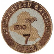 The 7-th Separate Mechanized Brigade "ODESA" in Iraq Desert Patch. Ukraine