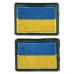 Ukraine Flags Military Pair Patch