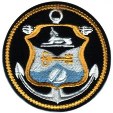 Service for Special Communications Patch of Black Navy Russia