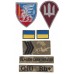 81st Air Assault Brigade FULL SET PATCHES Ukraine. Patch Velcro