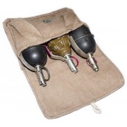 Soviet Russian Vintage Pouch for 3 Hand Grenades F-1 & RGD-5