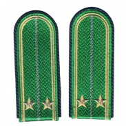 Shoulder straps of the Lieutenant  of Ukraine Border Guard