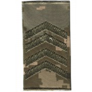 Ukraine Army Combat Slide New Camo Epaulet. Senior sergeant