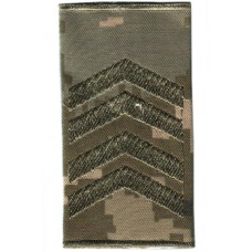 Ukraine Army Combat Slide New Camo Epaulet. Senior sergeant