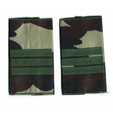 Ukraine Army Combat Slide Epaulets Pair. Sergeant (Staff sergeant) 